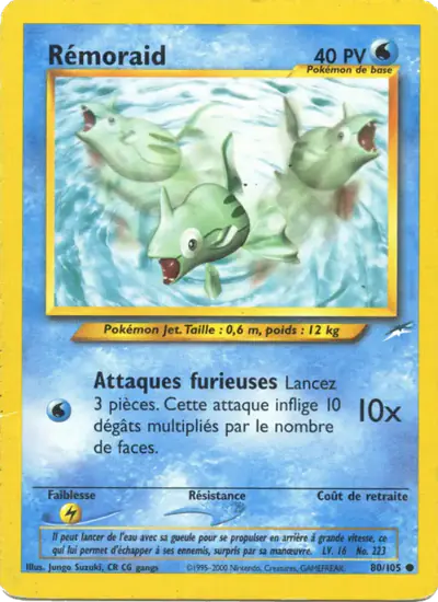 Image de la carte Pokemon Rémoraid 80/105