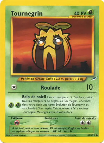 Image de la carte Pokemon Tournegrin 83/105