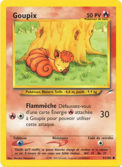 Image de la carte Pokemon Goupix 91/105
