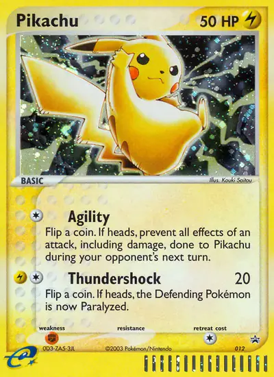 Image de la carte Pokemon Pikachu 012/40