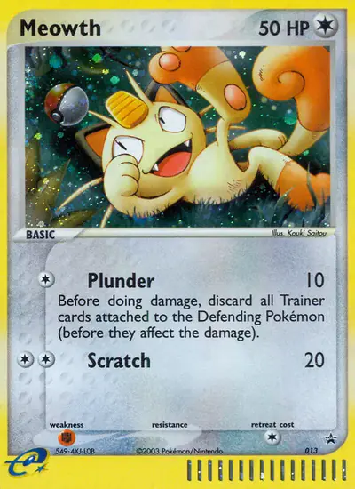 Image de la carte Pokemon Meowth 013/40
