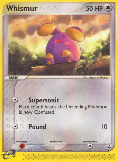 Image de la carte Pokemon Whismur 019/40