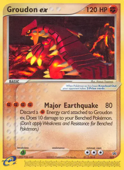 Image de la carte Pokemon Groudon ex 002/40
