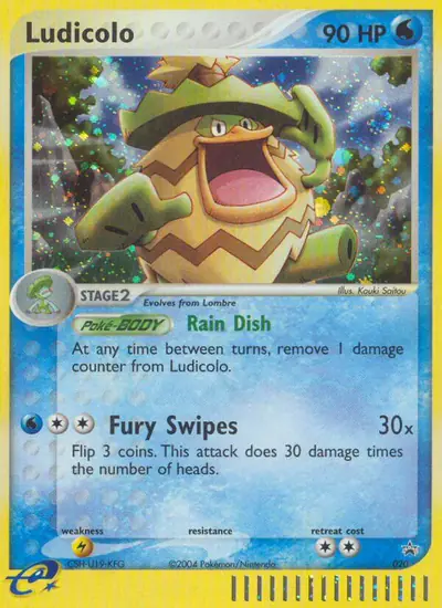 Image de la carte Pokemon Ludicolo 020/40