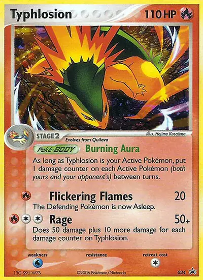 Image de la carte Pokemon Typhlosion 034/40