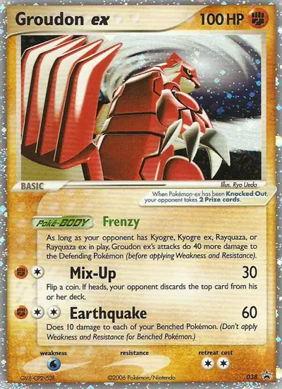 Image de la carte Pokemon Groudon ex 038/40