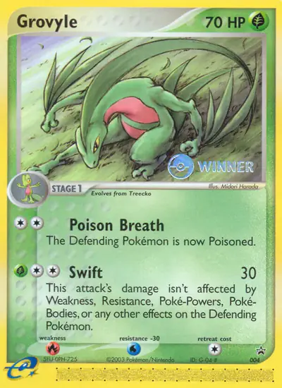 Image de la carte Pokemon Grovyle 004/40