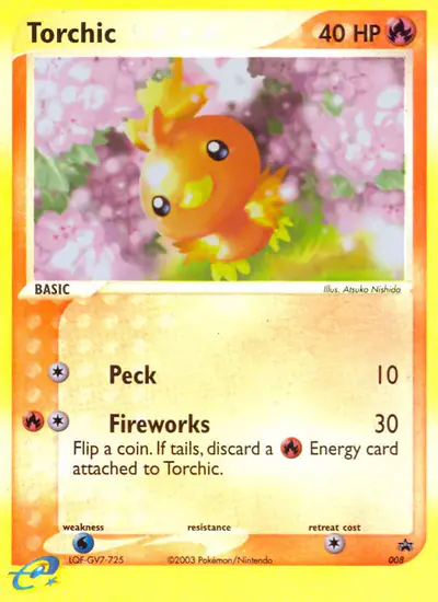 Image de la carte Pokemon Torchic 008/40