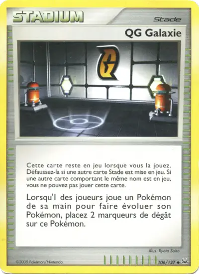 Image de la carte Pokemon QG Galaxie 106/127