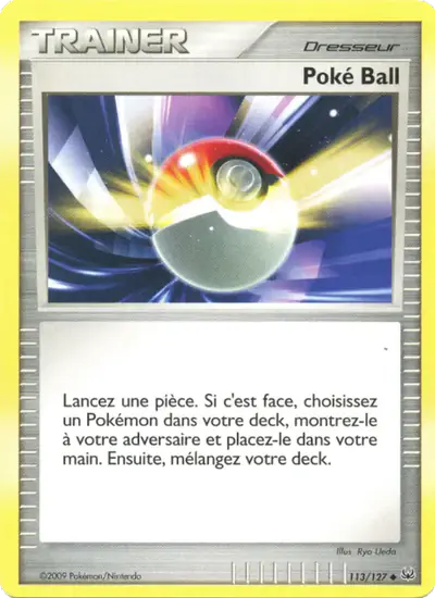 Image de la carte Pokemon Poké Ball 113/127