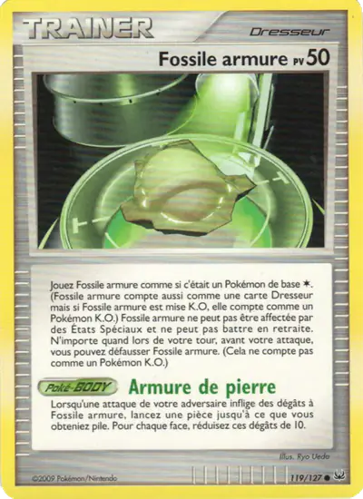 Image de la carte Pokemon Fossile armure 119/127