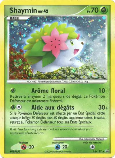 Image de la carte Pokemon Shaymin 14/127