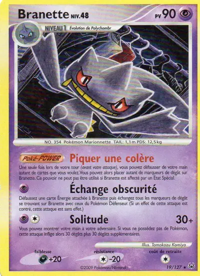 Image de la carte Pokemon Branette 19/127