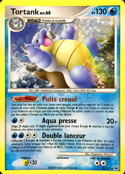 Image de la carte Pokemon Tortank 2/127
