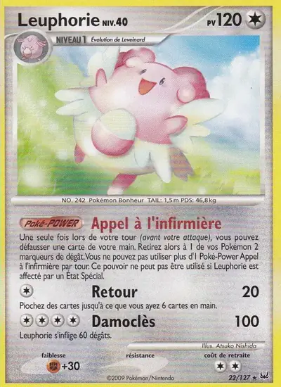 Image de la carte Pokemon Leuphorie 22/127