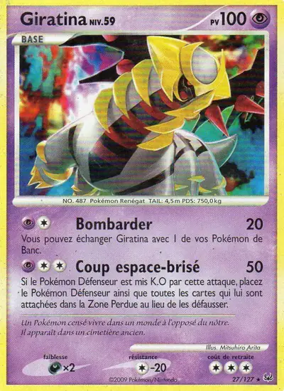 Image de la carte Pokemon Giratina 27/127