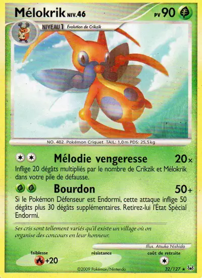 Image de la carte Pokemon Mélokrik 32/127