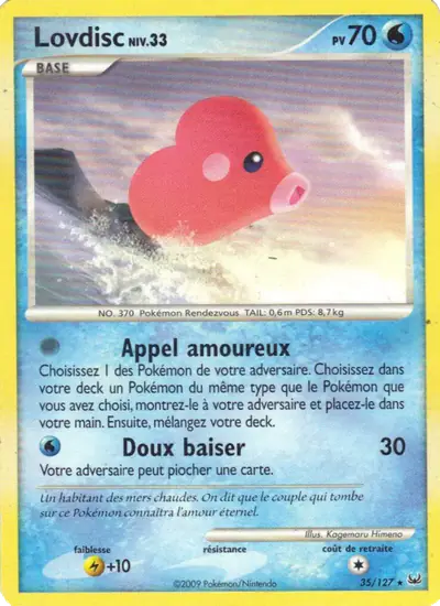 Image de la carte Pokemon Lovdisc 35/127