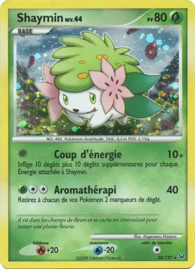 Image de la carte Pokemon Shaymin 38/127