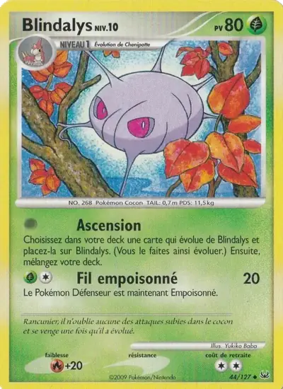 Image de la carte Pokemon Blindalys 44/127
