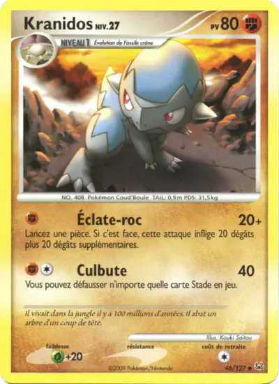 Image de la carte Pokemon Kranidos 46/127