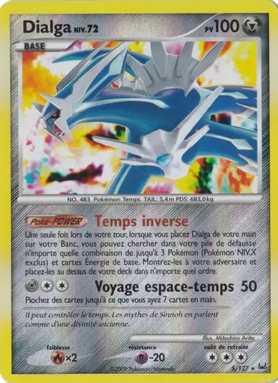Image de la carte Pokemon Dialga 5/127
