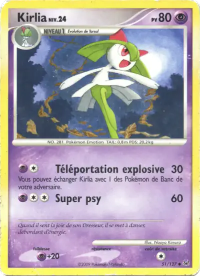 Image de la carte Pokemon Kirlia 51/127