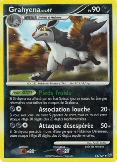 Image de la carte Pokemon Grahyena 54/127
