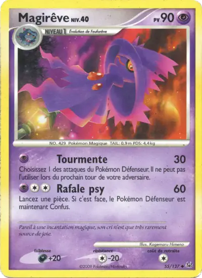 Image de la carte Pokemon Magirêve 55/127