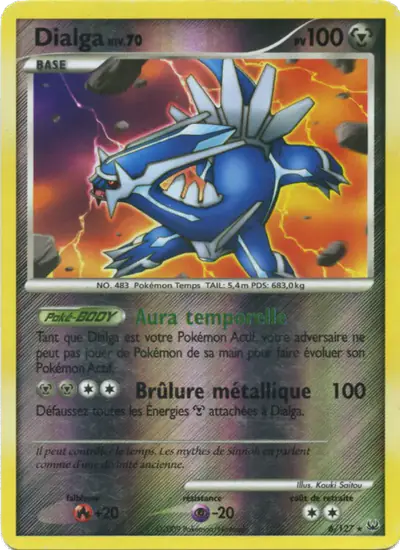 Image de la carte Pokemon Dialga 6/127