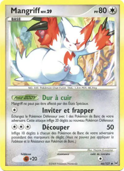Image de la carte Pokemon Mangriff 66/127