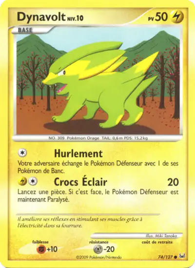 Image de la carte Pokemon Dynavolt 74/127