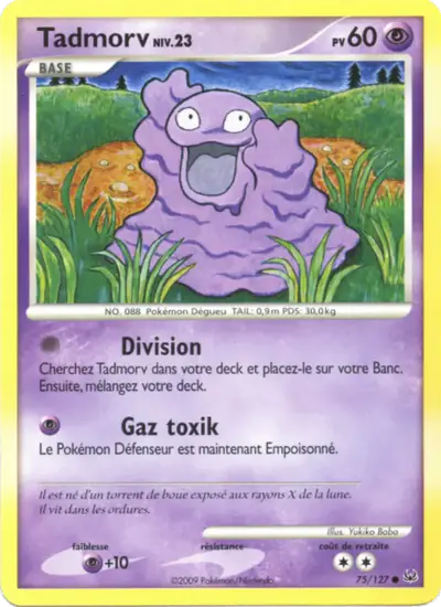 Image de la carte Pokemon Tadmorv 75/127