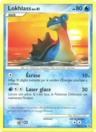 Image de la carte Pokemon Lokhlass 79/127