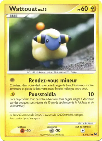 Image de la carte Pokemon Wattouat 82/127