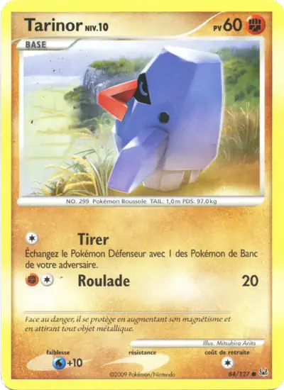 Image de la carte Pokemon Tarinor 84/127