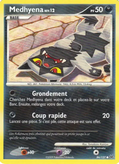 Image de la carte Pokemon Medhyena 86/127