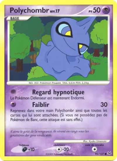 Image de la carte Pokemon Polychombr 92/127