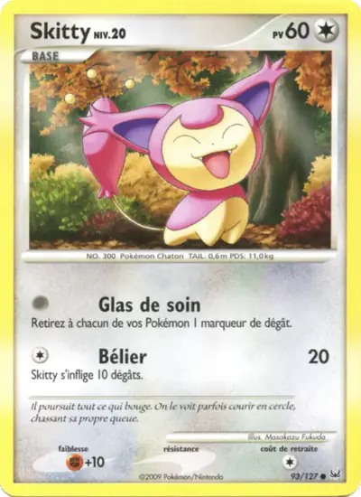 Image de la carte Pokemon Skitty 93/127