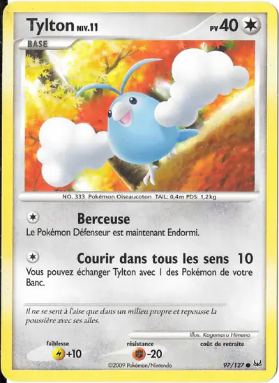 Image de la carte Pokemon Tylton 97/127