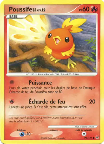 Image de la carte Pokemon Poussifeu 99/127