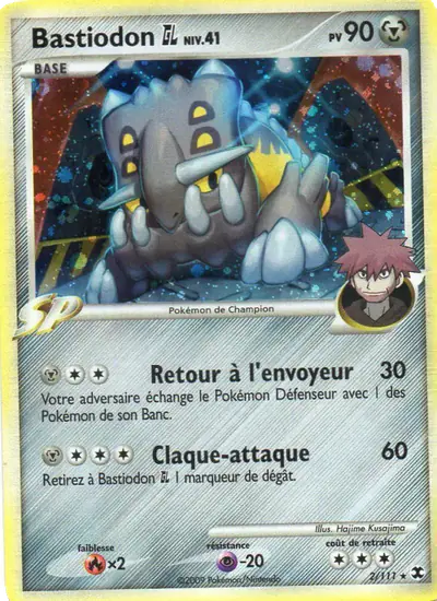 Image de la carte Pokemon Bastiodon Niv. 41 2/111