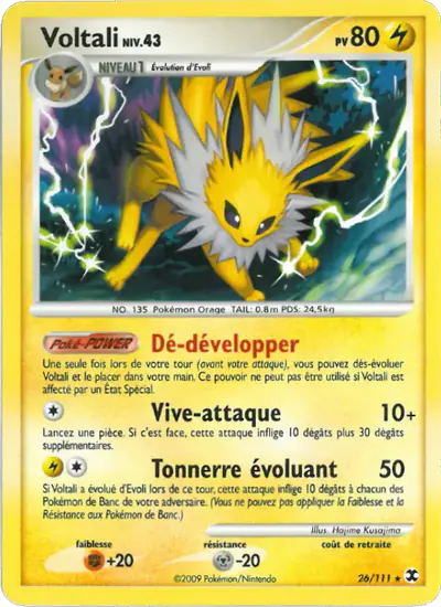 Image de la carte Pokemon Voltali 26/111