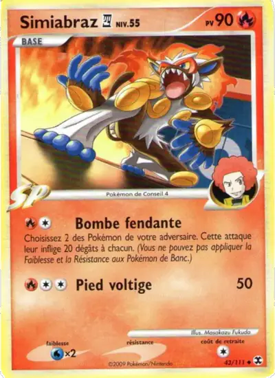 Image de la carte Pokemon Simiabraz Niv. 55 43/111