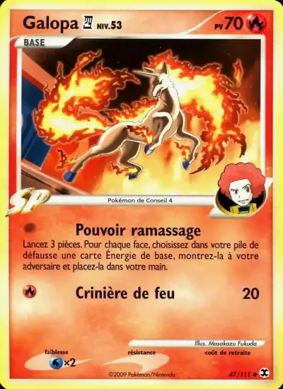 Image de la carte Pokemon Galopa Niv. 53 47/111