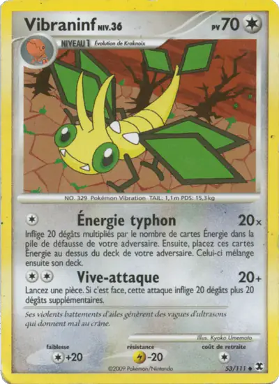 Image de la carte Pokemon Vibraninf 53/111