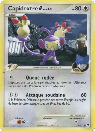 Image de la carte Pokemon Capidextre Niv. 40 56/111