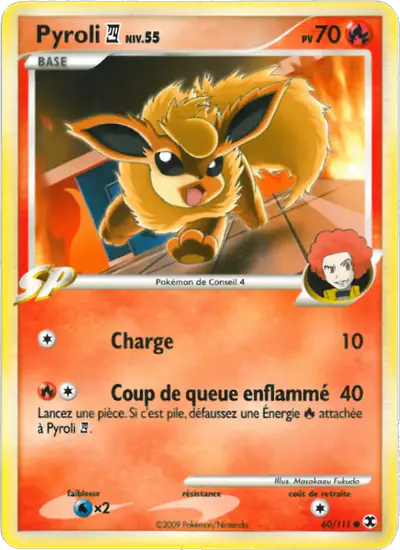 Image de la carte Pokemon Pyroli Niv. 55 60/111
