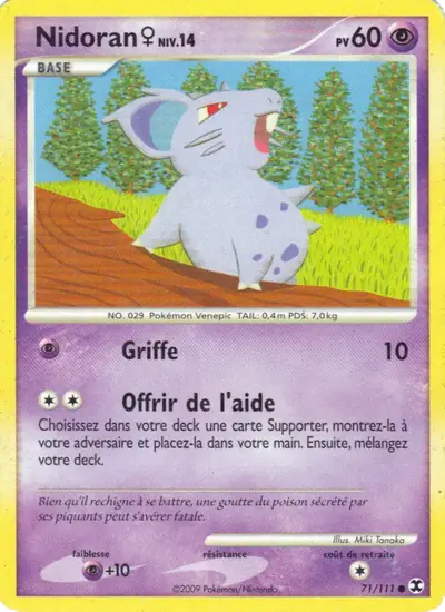 Image de la carte Pokemon Nidoran ♀ 71/111