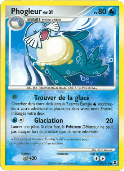 Image de la carte Pokemon Phogleur Niv. 31 77/111